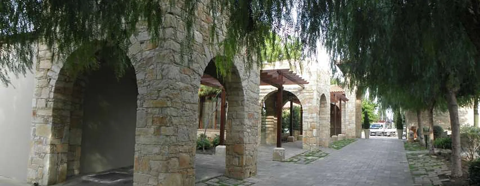 The gateway on the old village lane